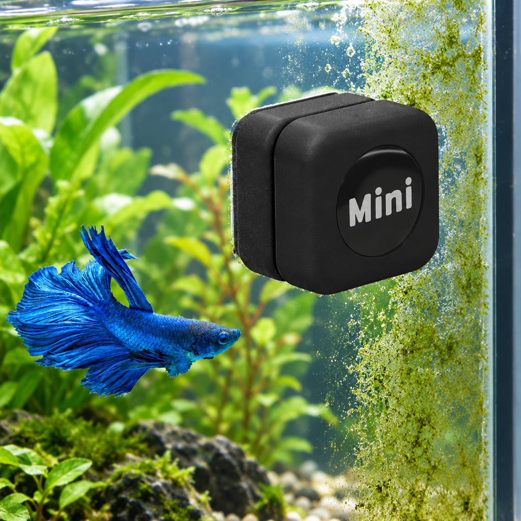 Aquarium Cleaner in use