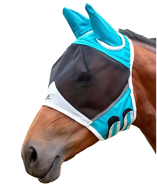 Horse Fly Mask with UV Protection & Ear Cover